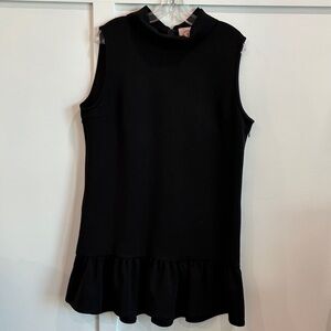 Buru Sleeveless Black Midi Dress